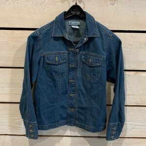 COLUMBIA | Dark Denim Shirt / Light Jacket | Sz S
